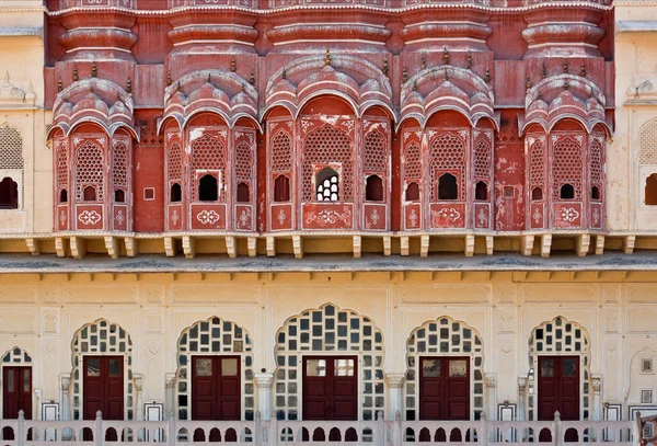 India Rajastán Jaipur Palacio Los Vientos Hawa Mahal Construido 1799 — Foto de Stock