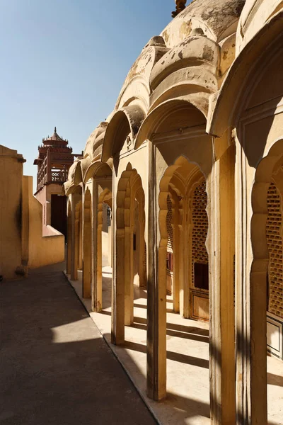 Индии Раджастхан Джайпур Дворец Ветров Хава Махал Построен 1799 Году — стоковое фото
