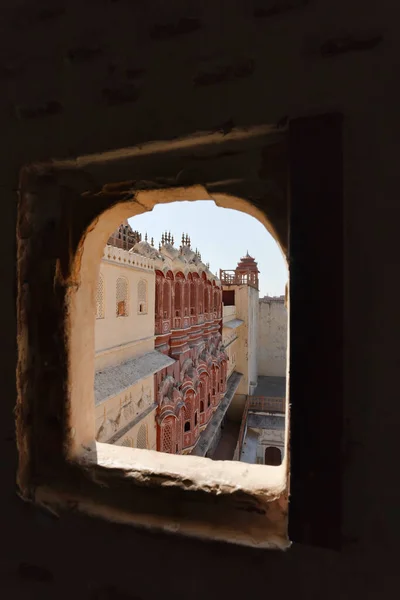 India Rajasthan Jaipur Paleis Van Winden Hawa Mahal Gebouwd 1799 — Stockfoto