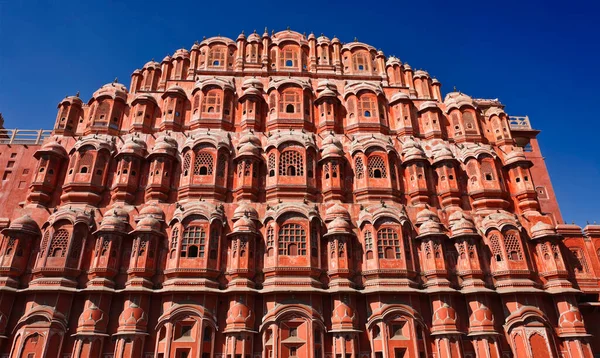 Índia Rajasthan Jaipur Palácio Dos Ventos Hawa Mahal Construído 1799 — Fotografia de Stock