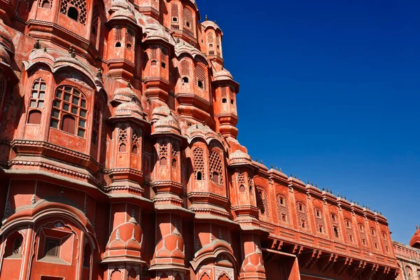 Índia Rajasthan Jaipur Palácio Dos Ventos Hawa Mahal Construído 1799 — Fotografia de Stock