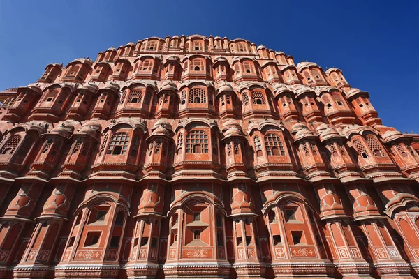 Índia Rajasthan Jaipur Palácio Dos Ventos Hawa Mahal Construído 1799 — Fotografia de Stock