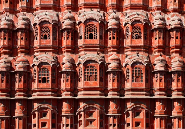 Índia Rajasthan Jaipur Palácio Dos Ventos Hawa Mahal Construído 1799 — Fotografia de Stock