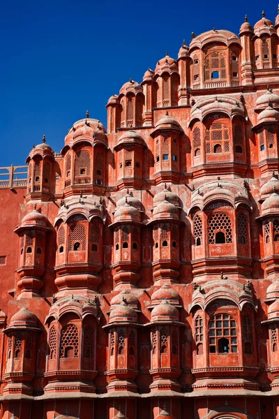 Índia Rajasthan Jaipur Palácio Dos Ventos Hawa Mahal Construído 1799 — Fotografia de Stock