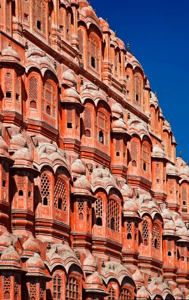 Índia Rajasthan Jaipur Palácio Dos Ventos Hawa Mahal Construído 1799 — Fotografia de Stock