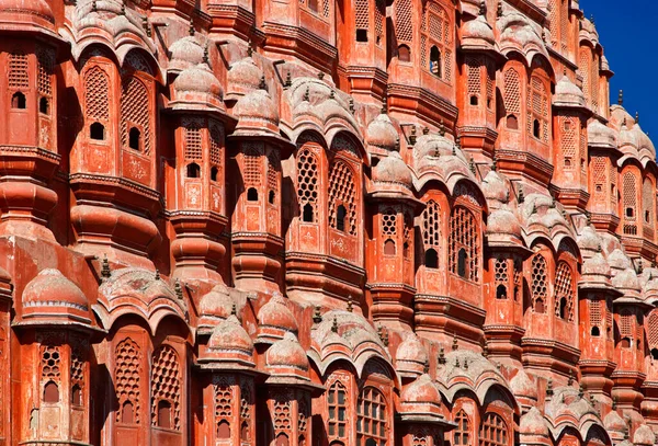 Índia Rajasthan Jaipur Palácio Dos Ventos Hawa Mahal Construído 1799 — Fotografia de Stock