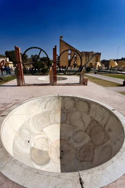 Indien Rajasthan Jaipur Astronomisches Observatorium Jantar Mantar Erbaut Von Maharajah — Stockfoto