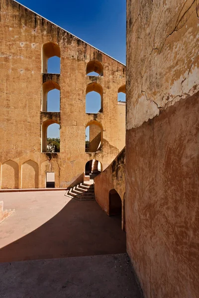 Índia Rajastão Jaipur Observatório Astronômico Jantar Mantar Construído Por Maharajah — Fotografia de Stock