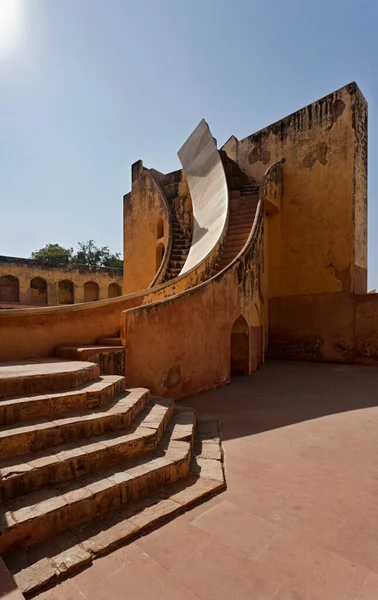 India Rajasthan Jaipur Astronomical Observatory Jantar Mantar Built Maharajah Jai — Stock Photo, Image