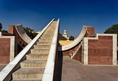 Hindistan, Rajasthan, Jaipur, Astronomik Gözlemevi (Jantar Mantar), Maharajah Jai Singh II.