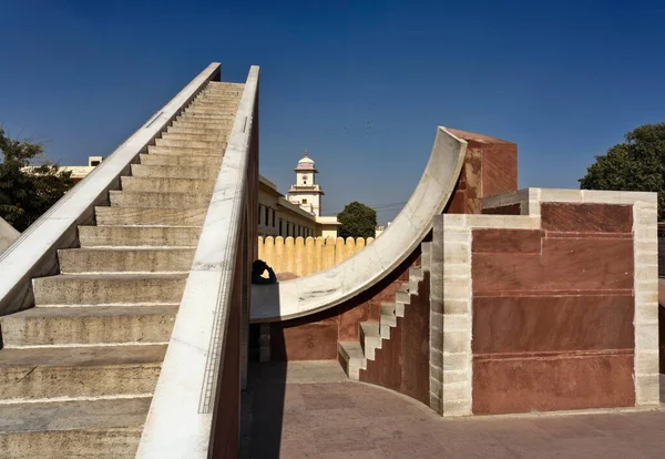 Índia Rajastão Jaipur Observatório Astronômico Jantar Mantar Construído Por Maharajah — Fotografia de Stock
