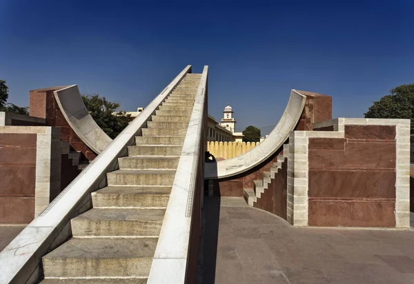 Inde Rajasthan Jaipur Observatoire Astronomique Jantar Mantar Construit Par Maharajah — Photo