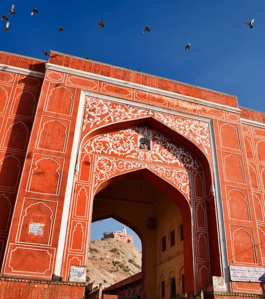 Hindistan Rajasthan Jaipur Şehrin Giriş Kapılarından Biri — Stok fotoğraf