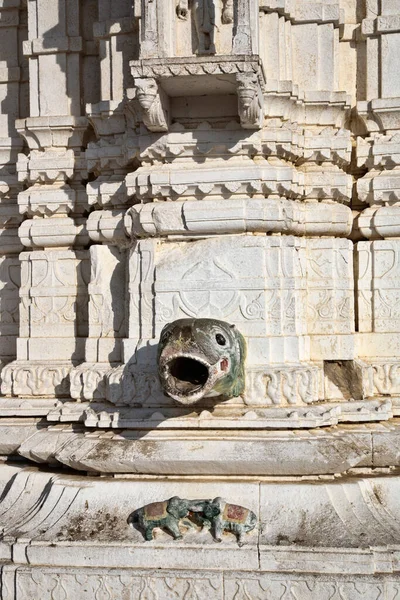 India Rajasthan Jaipur Tempio Del Sole Surya Mandir Ornamenti Cupola — Foto Stock