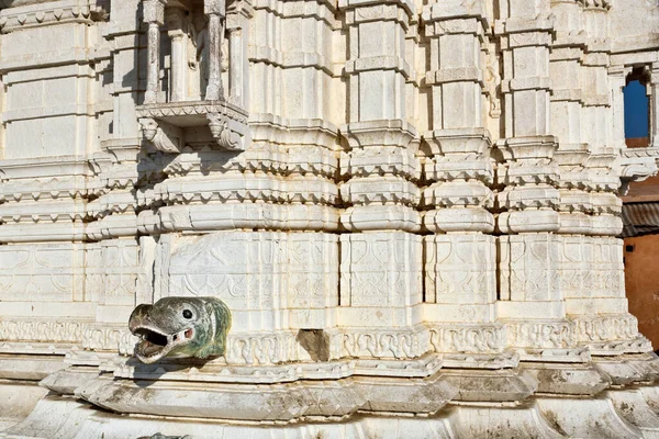 インド ラジャスタン ジャイプール 太陽寺 スーリヤ マンディール 石の装飾品 — ストック写真