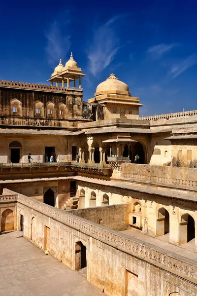 India Rajasthan Jaipur Het Amber Fort Uitzicht Het Amber Fort — Stockfoto