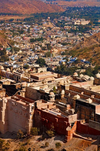 India Rajasthan Jaipur Amber Fort View Amber Palace Amber Fort — Stock Photo, Image