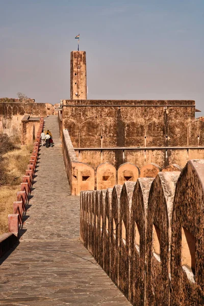 Hindistan Rajasthan Jaipur Amber Kalesi Manzaralı Hepsi Beyaz Mermer Kırmızı — Stok fotoğraf