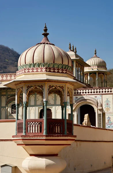 Índia Rajasthan Jaipur Palácio Sisodia Rani Bagh Construído 1710 Por — Fotografia de Stock