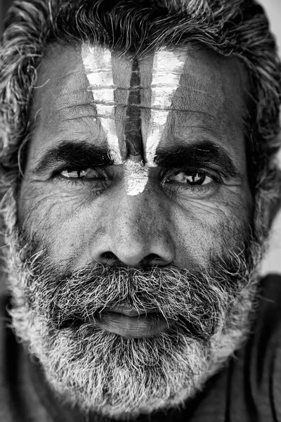 Índia Rajastão Jaipur Janeiro 2077 Sadhu Indiano Dos Templos Hindus — Fotografia de Stock