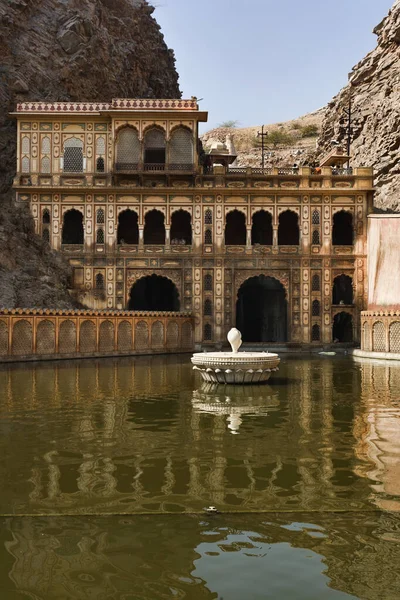 Indie Rajasthan Jaipur Jedna Wielu Hinduskich Świątyń Galtaji Jaipur — Zdjęcie stockowe