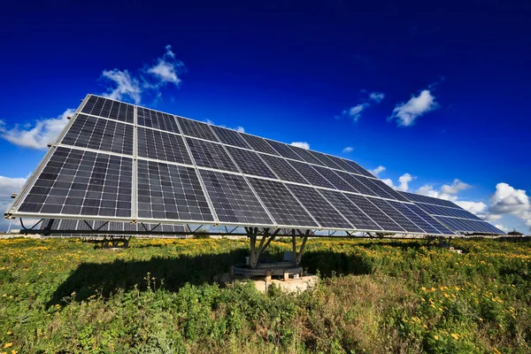 Italy Sicily Marina Ragusa Countryside Solar Panels — Stock Photo, Image