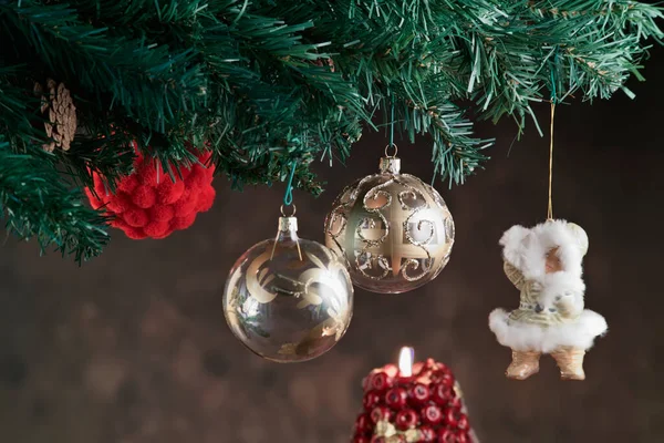 イタリア クリスマス クリスマスツリーの装飾 — ストック写真