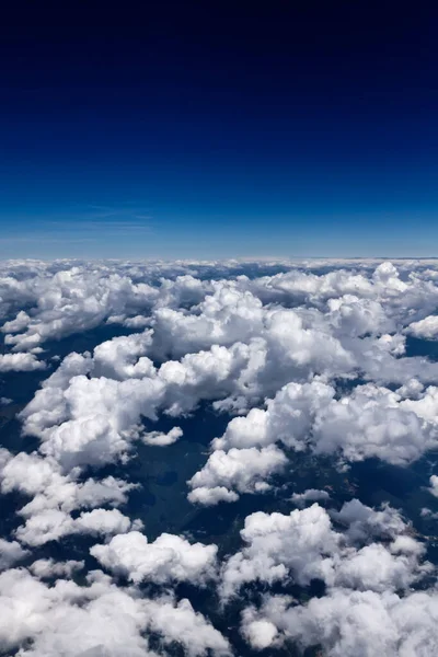 Italia Nori Văzuţi Dintr Fereastră Avion — Fotografie, imagine de stoc