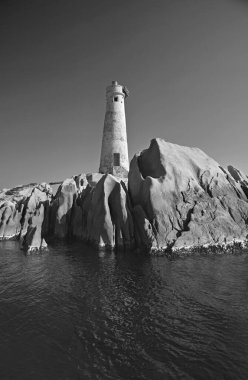 İtalya, Sardunya, Maddalena takımadaları, deniz feneri