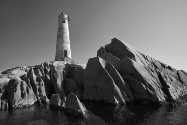 İtalya, Sardunya, Maddalena takımadaları, deniz feneri