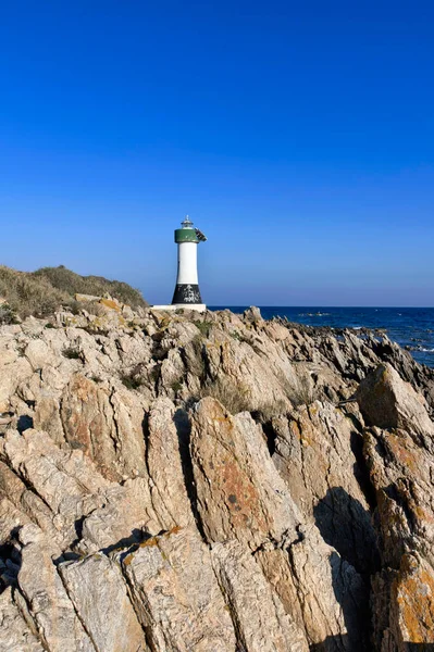 Italia Cerdeña Archipiélago Maddalena Faro — Foto de Stock