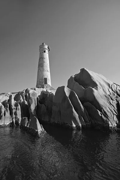 Italien Sardinien Maddalena Archipel Leuchtturm — Stockfoto