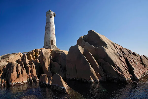 Italia Cerdeña Archipiélago Maddalena Faro — Foto de Stock