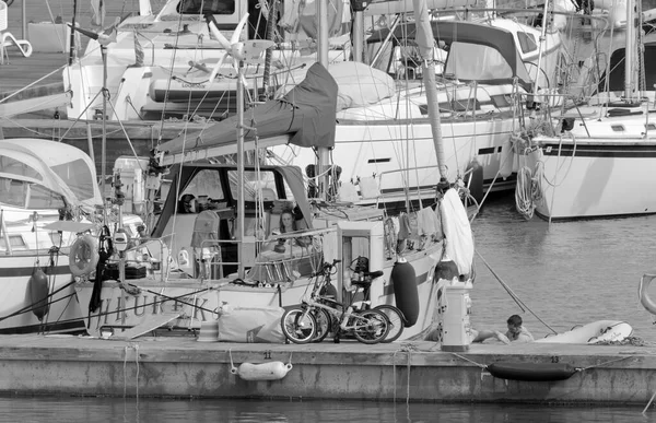 Itália Sicília Mar Mediterrâneo Marina Ragusa Província Ragusa Abril 2021 — Fotografia de Stock