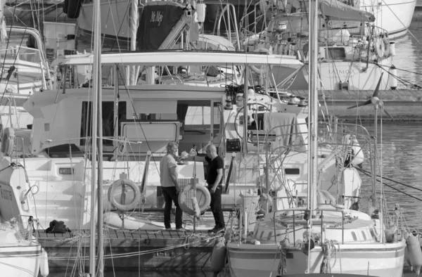 Italy Sicily Mediterranean Sea Marina Ragusa Ragusa Province April 2021 — Stock Photo, Image