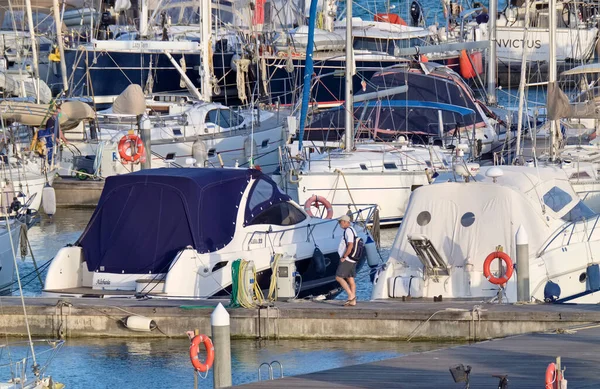 Italia Sicilia Mar Mediterraneo Marina Ragusa Provincia Ragusa Aprile 2021 — Foto Stock