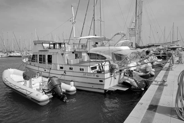 Italie Sicile Méditerranée Marina Ragusa Province Raguse Avril 2021 Yachts — Photo