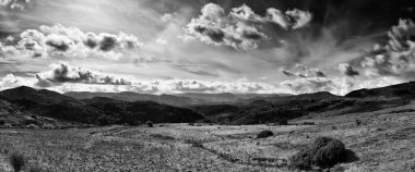 İtalya, Sicilya, Nebrodi dağları, kırsal manzarası
