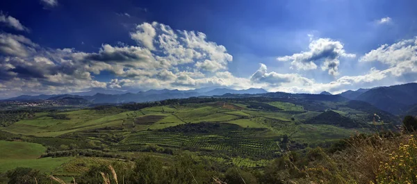 Italy Sicily Nebrodi Mountains View Countryside — Stock Photo, Image