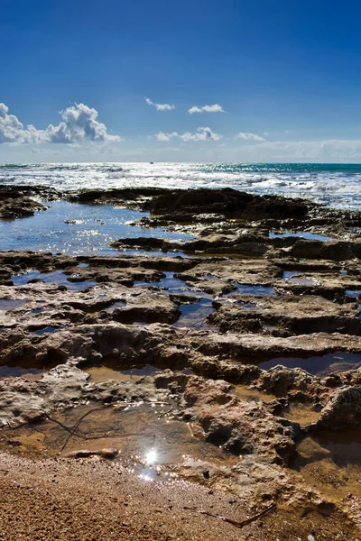 Italy Sicily Puntabraccetto Mediterranean Sea Sicilian Southern East Coastline — Stock Photo, Image