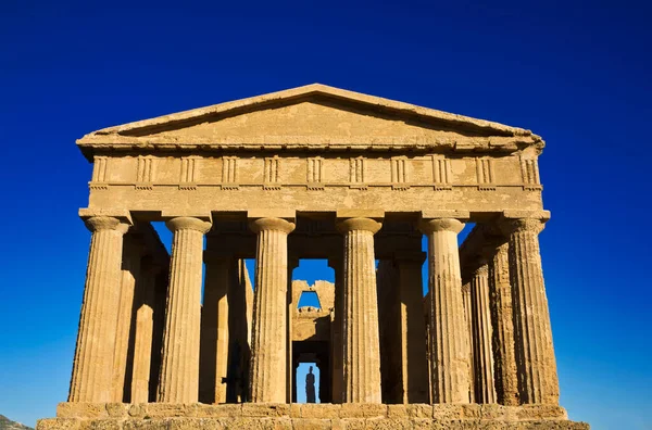 Italy Sicily Agrigento Greek Temples Valley Concord Temple 440 — стоковое фото