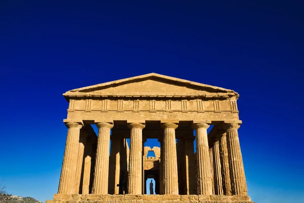 Italy Sicily Agrigento Greek Temples Valley Concord Temple 440 — стоковое фото