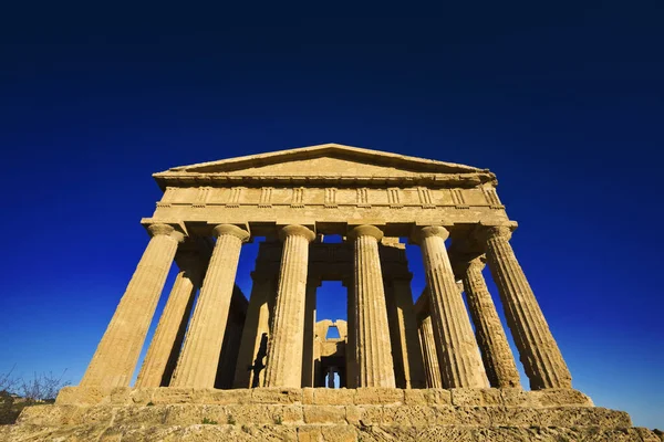 Włochy Sycylia Agrigento Grecka Dolina Świątyń Świątynia Concord 440 — Zdjęcie stockowe