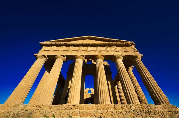 Italy Sicily Agrigento Greek Temples Valley Concord Temple 440 — стоковое фото