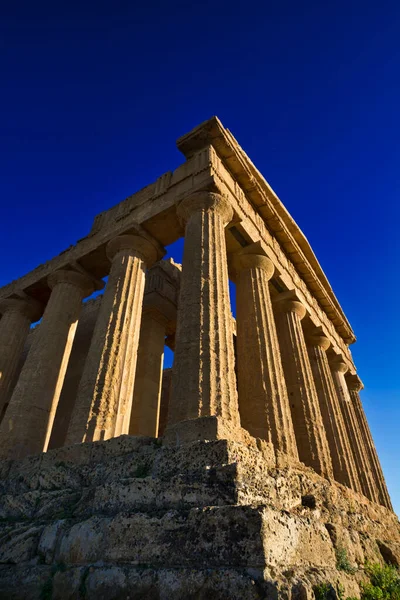Italië Sicilië Agrigento Griekse Tempels Vallei Concord Tempel 440 Chr — Stockfoto