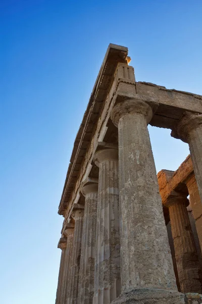 Itálie Sicílie Agrigento Řecké Chrámy Valley Concord Temple 440 — Stock fotografie