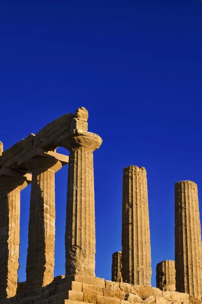 Itálie Sicílie Agrigento Řecké Chrámy Juno Temple 480 420 — Stock fotografie