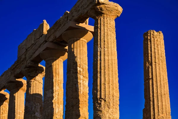 Italien Sizilien Agrigent Tal Der Griechischen Tempel Juno Tempel 480 — Stockfoto