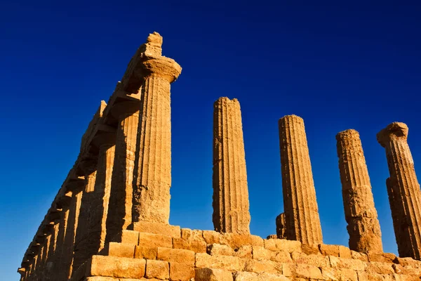 Italië Sicilië Agrigento Griekse Tempelvallei Junotempel 480 420 Chr — Stockfoto