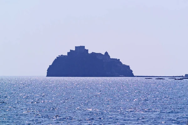 Italy Campania Ischia Island Ischia Ponte Castel Angelo Aragon Fortress — 스톡 사진